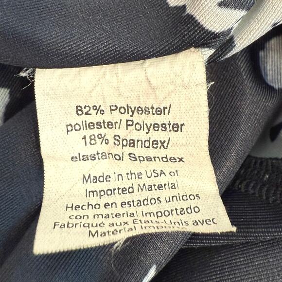 Beyond Yoga High Waist Floral Print Leggings Navy Blue Yoga Athleisure | XS - Picture 6 of 9